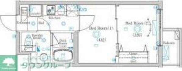 ラフィスタ鷺沼(北棟)の物件間取画像
